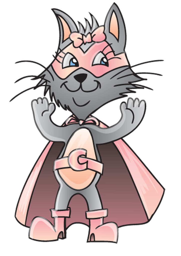Mascotte Super-Chat